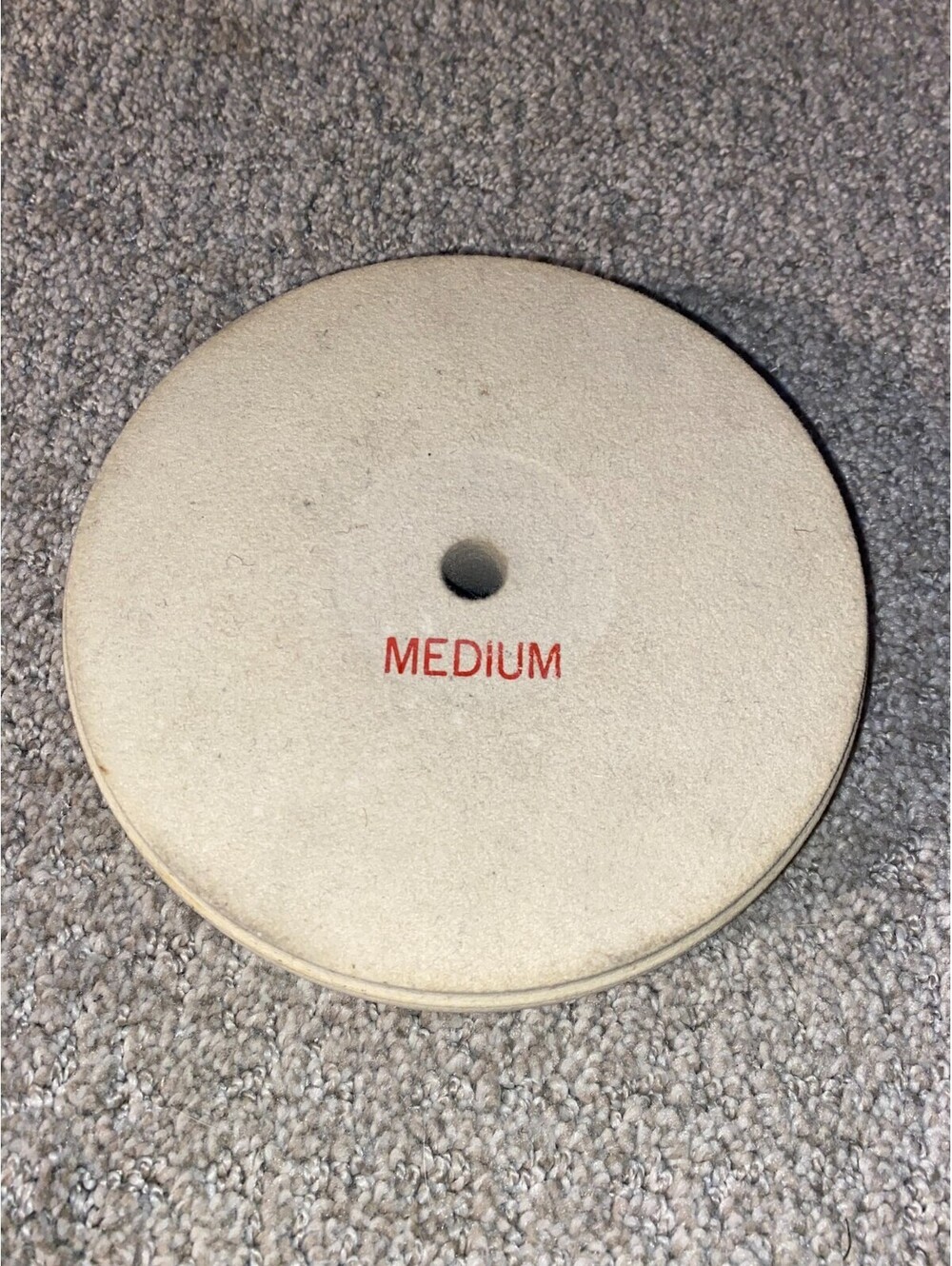 FELT POLISHING WHEEL - medium density - 6" x 1" - unused